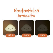 Silikonové nástěnné noční světlo Cloud Zopa