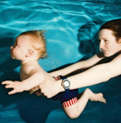 Plavky Happy Nappy - světle modrá VEL. M