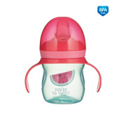 Tréninkový hrneček se silikonovým pítkem a úchyty So Cool 150 ml Canpol babies