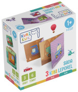 Sada 3 Kuki leporel Auta KukiKuk