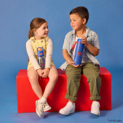 Nerezová termolahev s brčkem 690 ml Superman B.Box