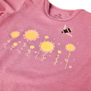 Body tenké s krátkým rukávem obrázek Outlast® UPF 50+ tm.starorůžové Little Angel 