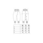 Tepláky harémky hřejivé Starorůžová