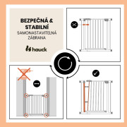 Zábrana Open N Stop 2 Hauck 75-80 cm White