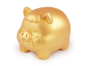 Zlaté prasátko pro štěstí/pokladnička