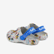Dětské clogsy nazouváky Tlapková patrola Little Frog šedé s amuletem Coqui