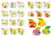 Kreativní sada První skládací jablko s červíkem Haba