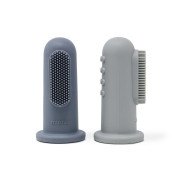 Zubní silikonový kartáček na prst Mushie