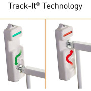 Zábrana bezpečnostní Broadway 2-panelová extra široká 76-134,5 cm bílá Dreambaby
