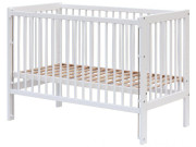 Postýlka se stahovacím bokem Scarlett Perta - buk - Bílá 120 x 60 cm 2. JAKOST