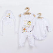 4-dílná soupravička Žirafka a Slon