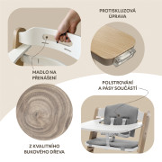 Dřevěná jídelní židlička Clipp & Clapp Zopa