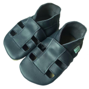 Kožené capáčky Barefoot Vel. M (6-12 měs.) Hopi Hop