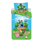 Povlečení Minecraft Outdoor Mobs 140 x 200, 70 x 90 cm Jerry Fabrics