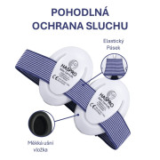 Hearing Protection Baby sluchátka na uši 0 m+ Haspro