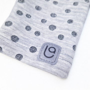 Legíny lesk - šedý melír šedý puntík