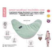 Nahřívací polštářek Lexie Pale Green KipKep
