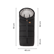 Zimní set fusak Jibot 3v1 + rukavice na kočárek Jasie Petite & Mars