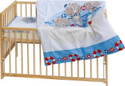 Dětská postýlka s kompletní výbavou 120 x 60 cm Scarlett Raty 