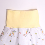 Dětské kraťasy Unicorn bílé Esito