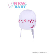 Letní dětská čepička- šátek New Baby Gorgeous vel. 98 BÍLÁ