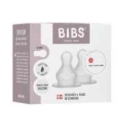 Silikonové dudlíky na kojeneckou láhev Bibs