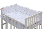 Dětská postýlka s kompletní výbavou, 120 x 60 cm, Labra Scarlett