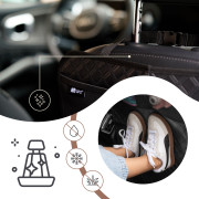 Ochrana na sedadlo-opěrku vozidla/kapsář voděodolný černý Sipo