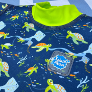 Baby neoprén - body -Turtle Tide