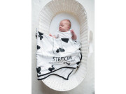 Mojžíšův košík pro miminko Paper Dream white bez matrace Ahojbaby