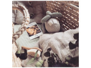 Mojžíšův košík pro miminko Corn Natural + matrace Basic Ahojbaby