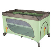 ZOPA Skládací postýlka Camping Green Giraffe