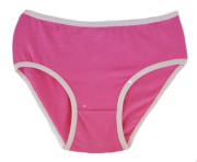 Dívčí bavlněné kalhotky, Strawberry- 3 ks růžová/bílá/mátová