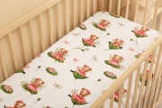 Bavlněné prostěradlo do postýlky 120 x 60 cm Sensillo