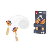 Dřevěné švihadlo pro děti Pes Applepop Janod