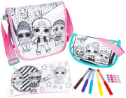 Sada tašek 3 ks L.O.L. vybarvovací