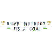 Baner závěsný "Happy Birthday It´s a Goal ", 1,5 m