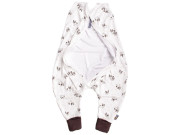 Letní spací pytel bambus buldoček hnědé nohavice Kaarsgaren