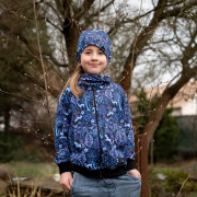 Mikina na zip Night forest modrá Esito