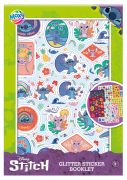 Třpytivé samolepky Stitch A5 8 archů