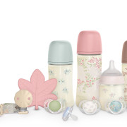 Kojenecká láhev Poetry 270 ml fyziol průtok M Suavinex