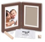 Dřevěný rámeček pro otisk My Baby Touch Simple Brown Baby Art