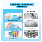 Modelovací hmota v kapsulách 24 ks Jarmelo