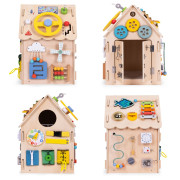 Montessori dřevěný domek XXL, 30 aktivit
