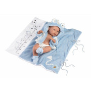 New Born chlapeček 73897 Llorens - Realistická panenka s celovinylovým tělem 40 cm 