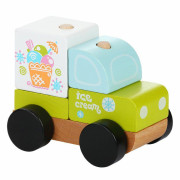 Zmrzlinový vůz - dřevěná skládačka Cubika