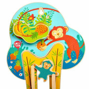 Lucy & Leo Mazané opičky  - dřevěná nástěnná hračka