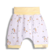Dětské kraťasy Unicorn bílé Esito
