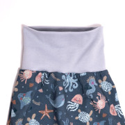 Dětské kraťasy Mořský svět šedé Esito