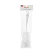 Kartáč na láhev a dudlík Akuku bílý